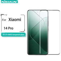 Nillkin for Xiaomi Mi 14 Pro 5g Glass 3D CP+ Max Full Glue Cover Tempered Glass Screen Protector for Mi14 Pro 5G