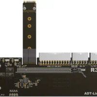 M.2 for NVMe External Graphics Card M key Stand Bracket w PCIe3.0 x4 Riser Cable 25cm50cm 32Gbs For ITX STX NUC VEGA64 GTX1080ti