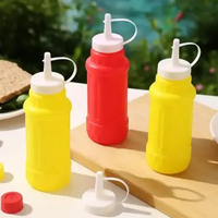 Botol Saus Plastik / Squeeze Bottle Dispenser Anti Tumpah Multifungsi / Wadah Saus Praktis 300ml