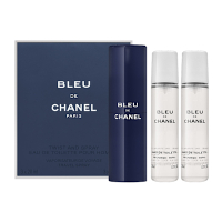 CHANEL香奈兒 BLEU藍色男性隨身淡香水 20ml*3