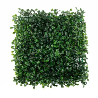Artificial Grass 25*25cm Simulated Lawn Walls Foliage Hedge Grass Mat Greenery Panels Fence Synthetic Grass For Outdoor Garden