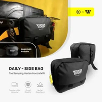 WINNER HOOD - DAILY SIDE BAG ( Tas Pannier Harian - Motor Honda WIN 100 ) Cover Only (Satuan)