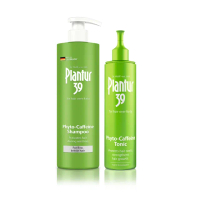 【Plantur39官方直營】植物與咖啡因洗髮露 細軟脆弱髮 500ml+頭髮液200ml(1+1組)
