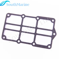 Boat Motor 66T-41114-A0 Exhaust Outer Cover Gasket for Yamaha 2-Stroke 40HP 40X E40X Outboard Engine