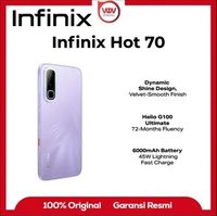 Hp Infinix Hot 70 Ram 8GB Internal 128GB Garansi Resmi Purple