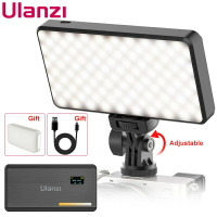 【發電機】 Ulanzi VL200 可充電相機視頻燈, 帶柔擴散器 5000mAh 2500K-9000K 智能手機