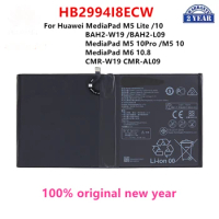 100% Orginal HB299418ECW 7500mAh Tablet Phone Battery For Huawei MediaPad M6 10.8 M5 LITE M5 10 M5 10pro Replacement Batteries