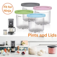 Ice Cream Maker Cups Reusable Can Store Ice Cream Pints Containers With Sealing Ice Cream Pints Cup For Ninja Creamie