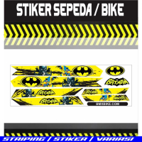 VARIASI STIKER SEPEDAH MOTIF BATMAN / STRIPING BMX SEPEDAH STIKER VARIASI