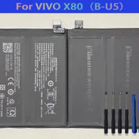 B-U5 U5 Battery For VIVO X80 X8O Repair Part Original Capacity Phone Batteries Bateria