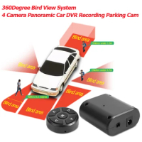 4 Car Camera HD 360 Bird View Panoramic Front+Rear+Left+Right Application for Recorder Camera Surround View Supplies