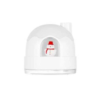 雪屋加濕器夜燈usb靜音迷你可愛桌面空氣淨化器霧化器加濕器禮品