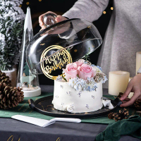 Cake Cover Marble Tray ( Tempat penyimpanan kue )