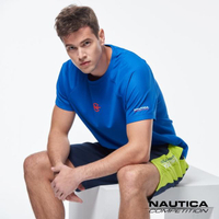 【NAUTICA】COMPETITION系列吸濕涼感短袖T恤(藍色)
