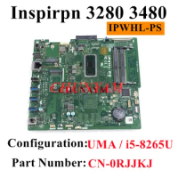 IPWHL-PS i5-8265U For Dell Inspiron 3280 3480 AIO Desktop All-in-one Motherboard Mainboard CN-0RJJKJ RJJKJ FUll Test 100%test