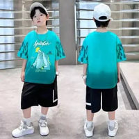 CENTRAL-Setelan Anak Satu Set Kaos RICKY Lengan Pendek Dan Celana Pendek 7-8Y TOSCA