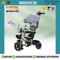 Sepeda Anak Roda Tiga Baby Tricycle Exotic ET-1267 / ET 1267 & ET 1268 / ET-1268 Original Exotic HIJ