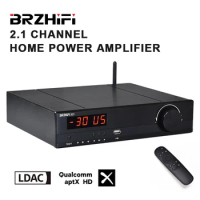 Breeze&amp;Weiliang Audio TPA3255 2.1 Amplifier USB HIFI Subwoofer Home Theater Bluetooth 5.0 Support U Disk LDAC Decoding Player