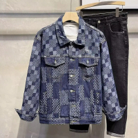 M L XL 3XL 312a-935-P55 New Long Sleeve Shirt Men's Fashion and Handsome Nightclub Shirt-H