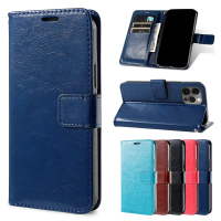เคสฝาพับ สไตล์เรโทร สำหรับ LG V50, V50s, V40, V30, V20, V10, Q7, Q6 Plus, ทำจากหนัง, กระเป๋าสตางค์ธุ