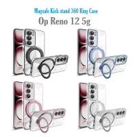 Case FOR Oppo reno 12 5g reno 12pro 5g Magsafe Kick Stand 360 Ring Cover Casing