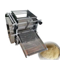 Electric Automatic Round Wrapper Flour Making Machine Commercial Corn Tortilla Roller Former Pancake Machines