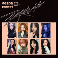 4/8pcs Fesyen Album Baru \DRAMA\" Kad Foto Penyanyi Idol KARINA WINTER Kad Lomo Drama Aespa Kertas B