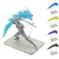 Dragon Effect Decoration Fight Toy With Dragaon Model with Bracket for Demon Slayer Action Figure Model General Scale Model-Blue