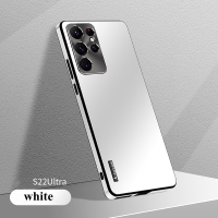 Color Matte Backplane Metal Case For Samsung Galaxy S23 Ultra S22 S21 Plus Phone Case Camera Ultra