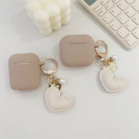 Cute Heart Shaped Pendant Case For apple AirPods Pro 2 Case cartoon silicone headphone case For airpods 1 2 3rd Cover airpods 2