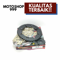 Gear set + rantai (GOLD) KLX Yuzaka