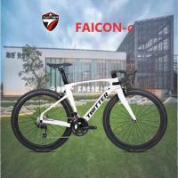 2022 TWITTER factory direct supply FALCON 700C carbon fiber road bike RIVAL-22S C/V brake carbon fiber racing road bike bicycles