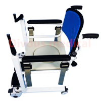 Good Quality Lightweight Patient Transfer Wheelchair Bathroom Commode Toilet Chair Medical Machine For Disabled