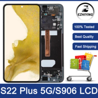 Dynamic AMOLED 6.6'' Display For SAMSUNG S22 Plus S906 S906B S906B/DS S906E Touch Screen Digitizer For Samsung S22+ 5G S906W LCD