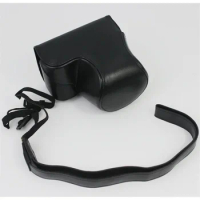 PU Leather Camera Case Bag for Sony ZV-E10 Camera Bag Zve10 (16-50 Lens) Protective Leather Case for Sony ZVE10 Camera Shell