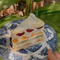 鮮果疊疊千層蛋糕 (8吋)