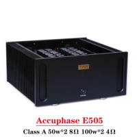 100w*2 Accuphase E505 Circuit 2-channel Class A Power Amplifier High Power Supports RCA Balanced XLR Input HIFI Amplifier Audio