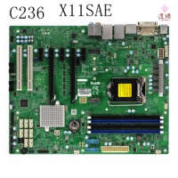 For Supermicro X11SAE Workstation Motherboard LGA 1151 DDR4 Mainboard 100% Tested Fully Work