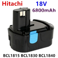 Bohrmaschine Akku Ersatz Werkzeug 18V 6800mAh Für Hitachi BCL1815 BCL1830 BCL1840