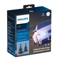 【Philips 飛利浦】Ultinon Pro9000 LED超亮鑽光頭燈兩入裝公司貨+200%
