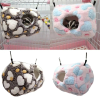 behooff Ferret Rat Hanging Bird Nest Warm Pet Sleeping Bag Squirrel Beds Pet Hammock Hamster Cage