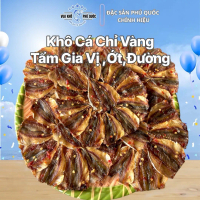 Khô Cá Chỉ Vàng Ướp Tẩm Gia Vị Ớt Đường Phú Quốc - Cá Khô Chỉ Vàng Nhà Làm Phơi Nắng Tự Nhiên Ăn Vặt