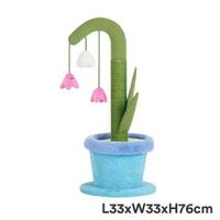 全城熱賣 - 月餅喵丨zeze鈴蘭盆栽貓抓板立式劍麻貓抓柱解悶貓薄荷不掉屑磨爪