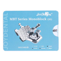 AZDENT ชุด 400 ชิ้น ขายึดจัดฟันทางทันตกรรม โลหะ MIM MonoblockRoth/MBT 022/018 Hooks 345