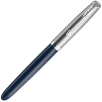 【PARKER】派克 51復刻版 銀蓋藍桿 鋼筆