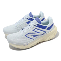 【NEW BALANCE】慢跑鞋 Fresh Foam X 1080 V13 D 寬楦 女鞋 藍 米白 厚底 運動鞋 NB(W1080D13-D)