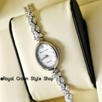 นาฬิกาข้อมือผู้หญิง Royal Crown แท้100% นาฬิกาเรือนเล็กๆน่ารัก,สวยหรู&ทนทาน,กันน้ำ,มีบัตรับประกัน1ปี