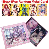 Newest Peach Party Collection Card Waifu Card Girl Party Swimsuit Bikini Booster Box Doujin Toys And Hobbies Gift Metal Card