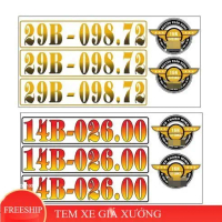 ( ĐẶT HÀNG ĐỂ LẠI THÔNG TIN TẢI TRỌNG + BIỂN SỐ XE TRONG PHẦN GHI CHÚ ) Tem decal dán ô tô 16 chỗ |