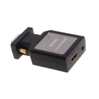 Steel Casing VGA to HDMI Converter Vga2hdmi Adaptor VGA to HDMI 1080P